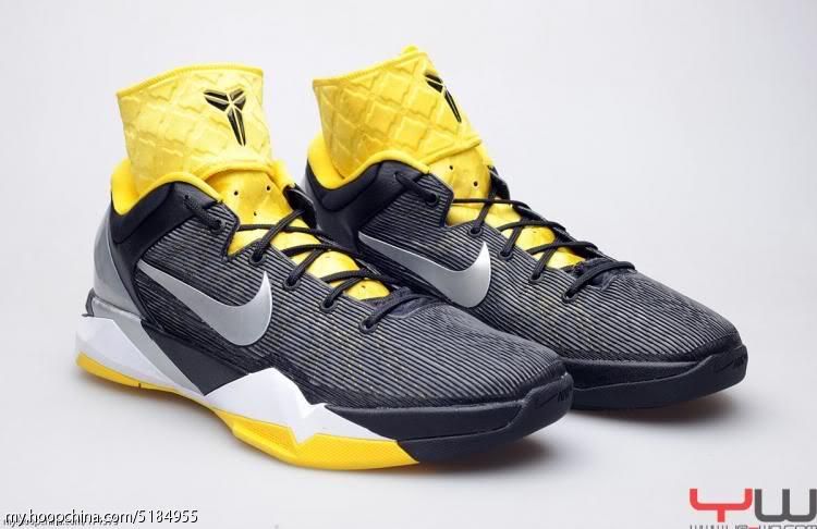 Nike Zoom Kobe VII Supreme Black/White-Del Sol Nike Zoom Kobe VII Supreme Black/White-Del Sol