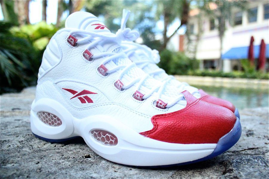 Reebok Question White/Red Reebok Question White/Red