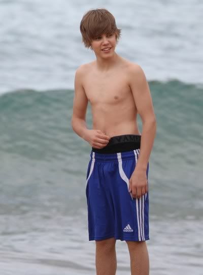 cute pics of justin bieber shirtless. He is cute