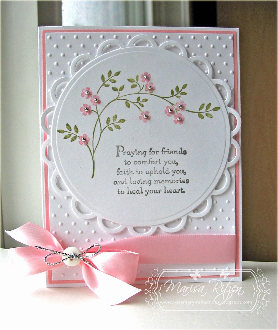 Rosemary Reflections A Simple Sympathy Card