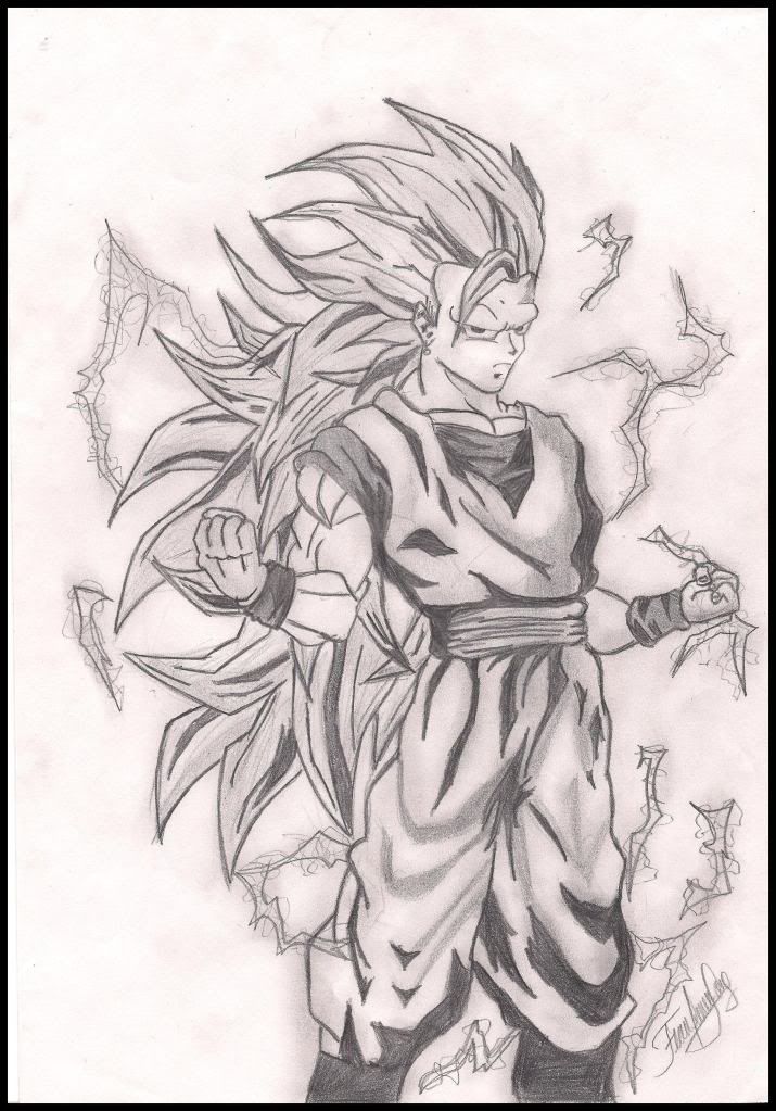Dibujos De Goku Fase 5