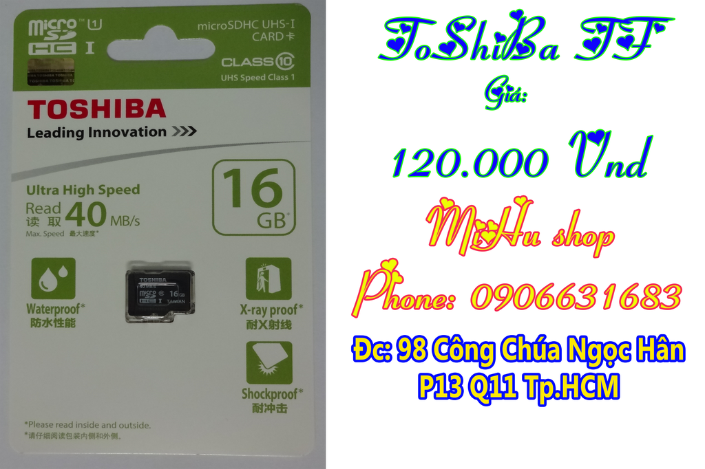Thẻ Nhớ Toshiba - SamSung Evo Class 10 - Mikey giá rất rẻ Q11 - 9