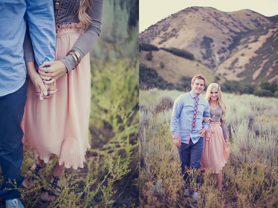 cute couple engagement photo