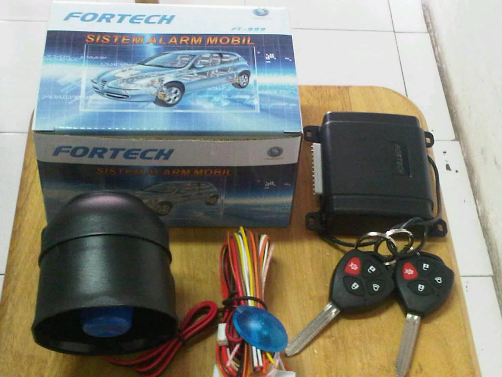 Jual Alarm Fortech Alarm Model Kunci Yang Jadi Satu Dengan Remote Mobil