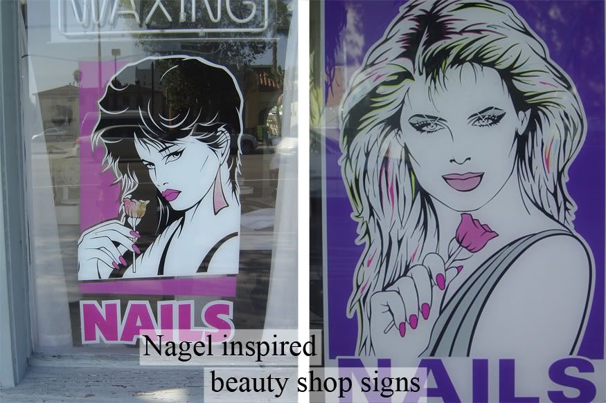 nails beauty shop signs