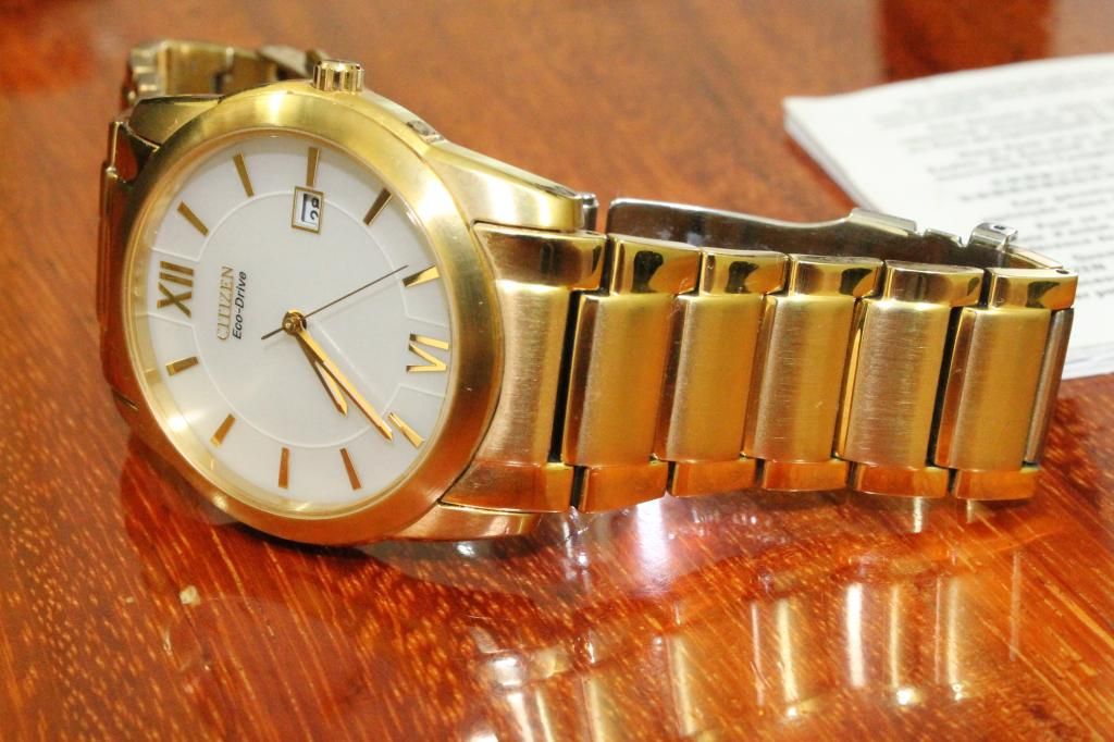 :::::::: Citizen Eco Drive - Nam ..... chính hãng Full GOLD ( giấy tờ đầy đủ )::::: - 9