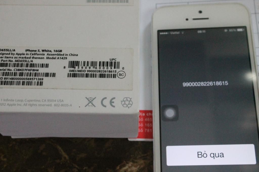 .................Cần bán IPHONE 5 Màu Trắng hàng Cellphones mới 98% ................. - 7