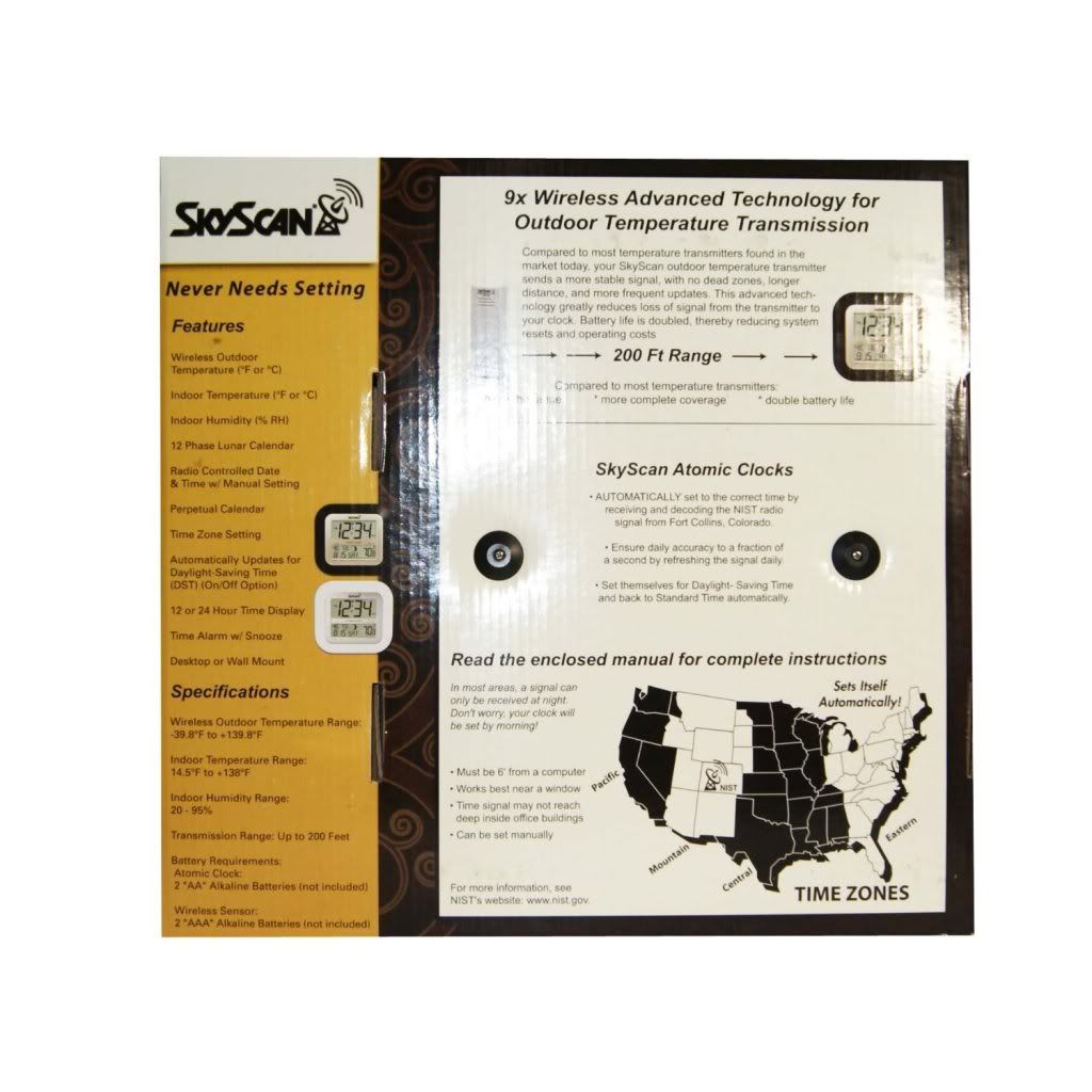 Skyscan Atomic Clock Temperature Transmitter