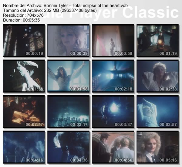 Videos Musicales: Bonnie Tyler - TOTAL ECLIPSE OF THE HEART