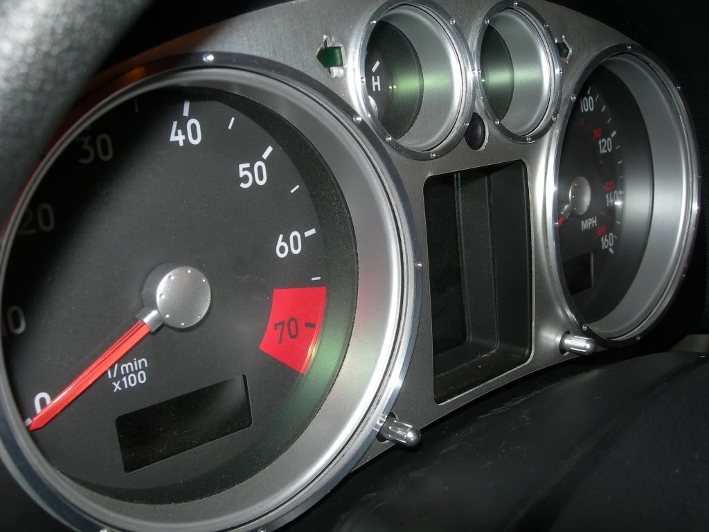 crooked instrument cluster