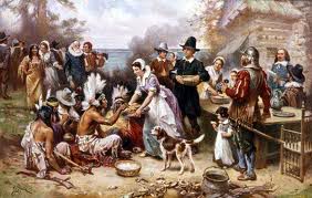 Sharing a Thanksgiving Feast Pictures, Images and Photos