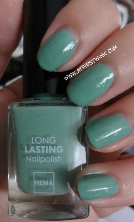 HEMA nail polish #843 Dark sea foam