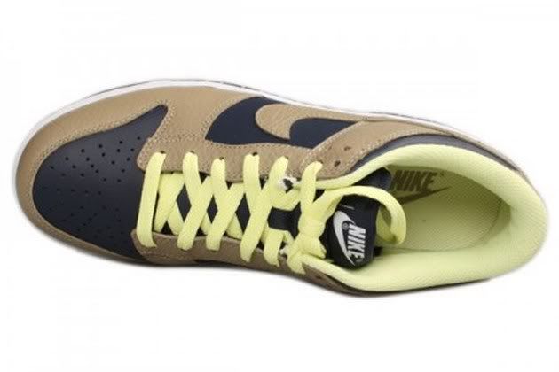 Nike Dunk Low - Obsidian/Khaki - White - Lime-2