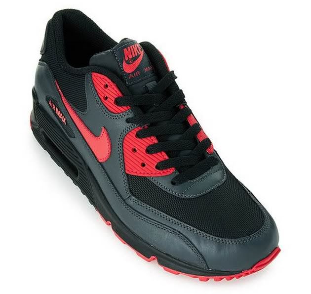 Nike Air Max 90 - Black/Siren Red-1