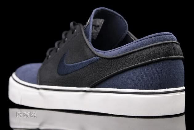 Nike SB Stefan Janoski - Black/Deep Ocean-Swan-5