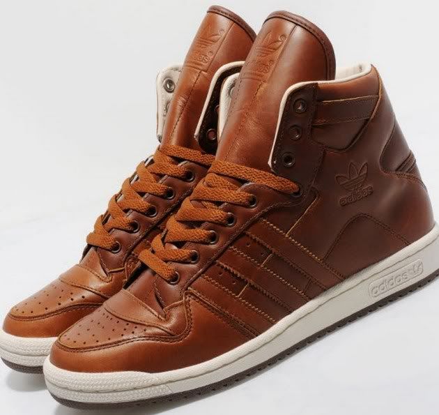 adidas Originals Decade Mid Leather - Brown/White