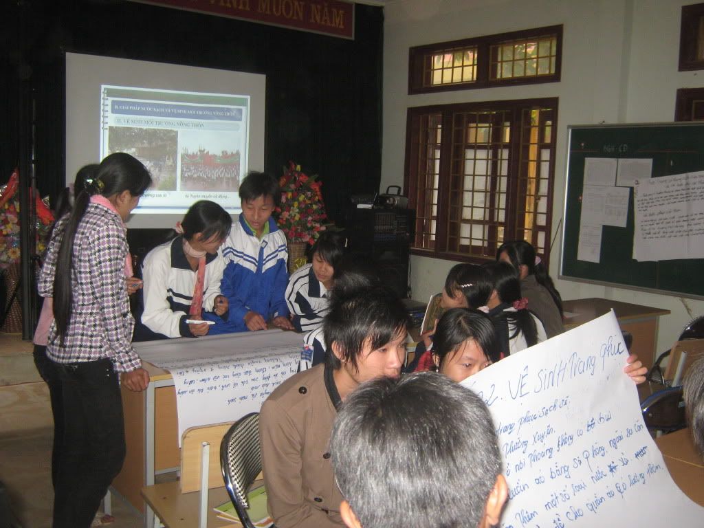 Một tiết học theo PPGD mới được hỗ trợ CNTT ở trường THPT Chà Cang