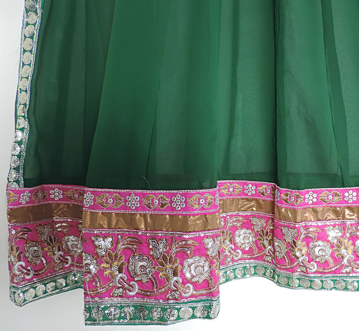 Green Unstitched Bollywood Replica Partywear Salwar Kameez Suit Kareena 