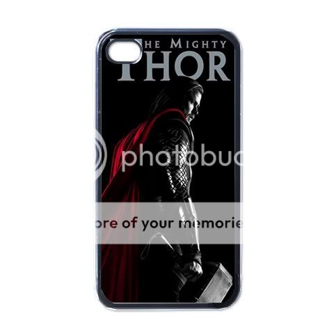 New The Mighty Thor Movie Black iPhone 4 Case For Fans  