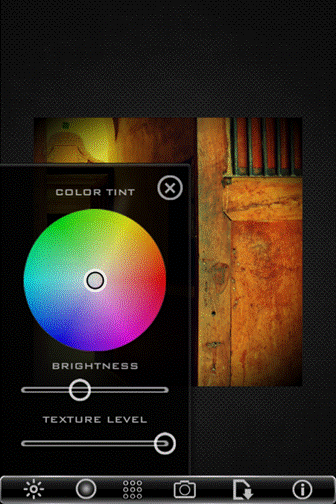 LensLight interface
