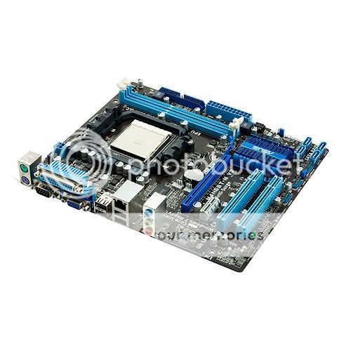 ASUS M4N68T M V2 Socket AM3 uATX Motherboard, nForce 630a Chipset 